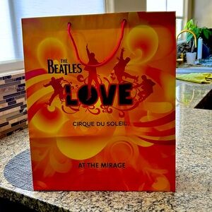 The Beatles Cirque DU Soleil BAG collector item THE SHOW CLOSED